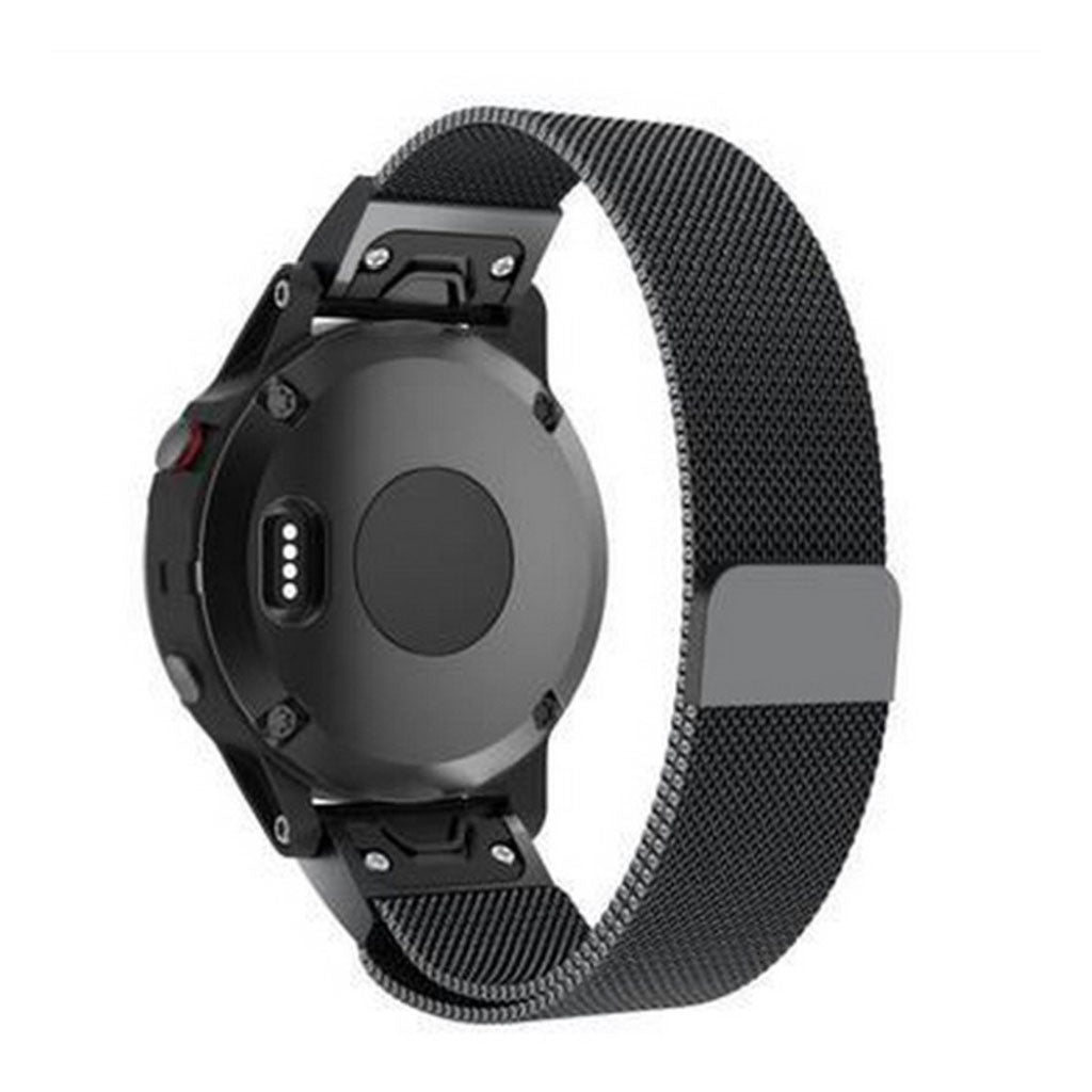 Helt vildt kønt Garmin Fenix 5S Metal Rem - Sort#serie_2
