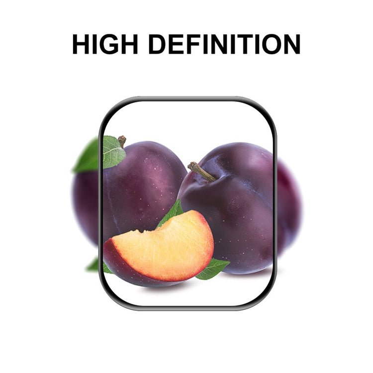 Apple Watch Series 7 45mm Plastik  3D Kurvet Skærmbeskytter - Gennemsigtig#serie_1