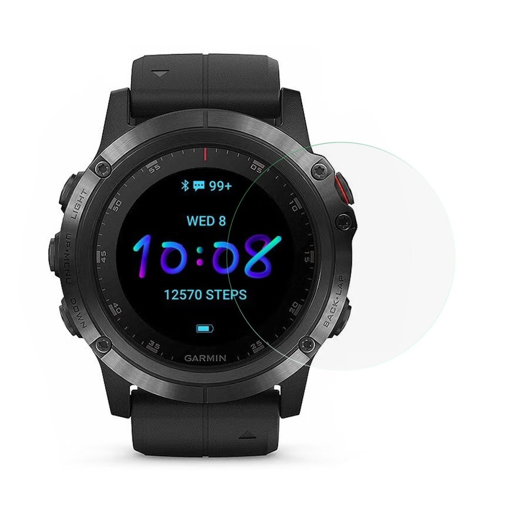 Garmin Fenix 5S Plus Hærdet Glas Skærmbeskytter - Gennemsigtig#serie_259