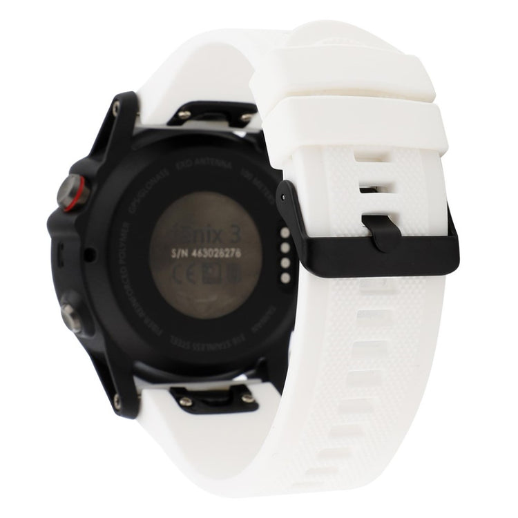 Smuk Garmin Fenix 5X / Garmin Tactix Charlie Silikone Rem - Hvid#serie_2