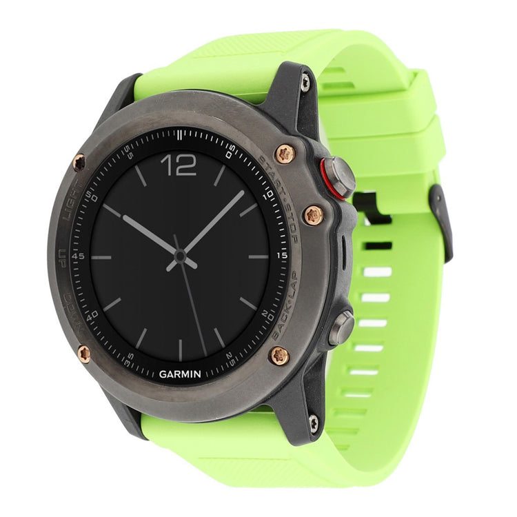 Garmin Fenix 3 / 3 HR / 5X silicone watch band - Green#serie_6