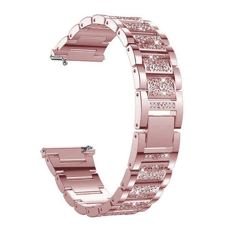 Helt vildt flot Universal Metal og Rhinsten Rem - Pink#serie_3