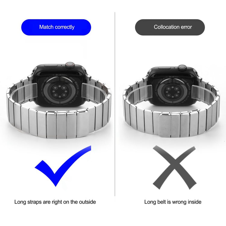 Helt vildt skøn Universal Metal Urrem - Sort#serie_3