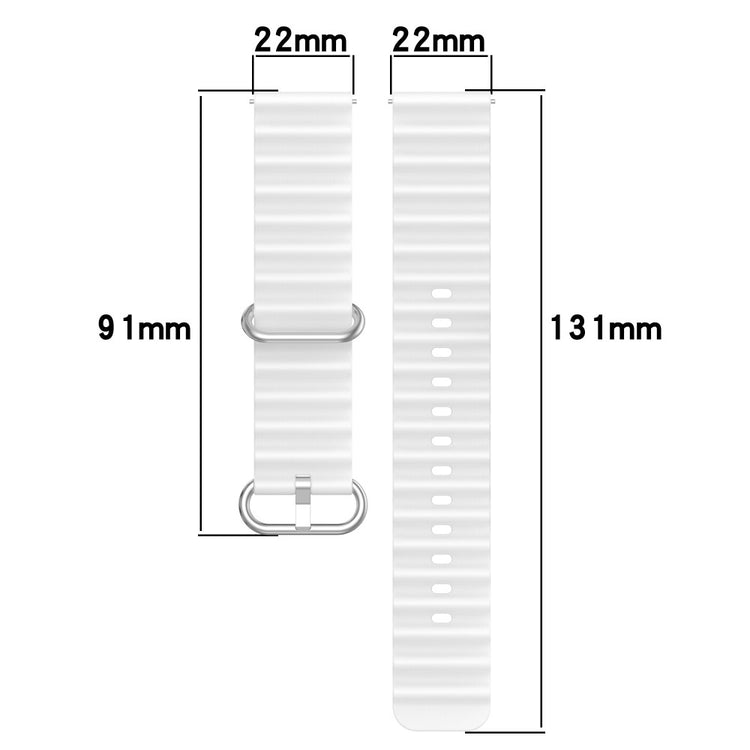 Mega hårdfør Universal Silikone Rem - Sort#serie_1