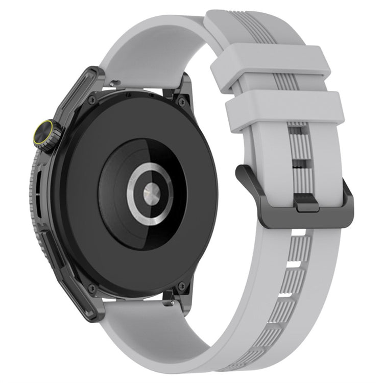 20mm Universal textured silicone watch strap - Grey#serie_8