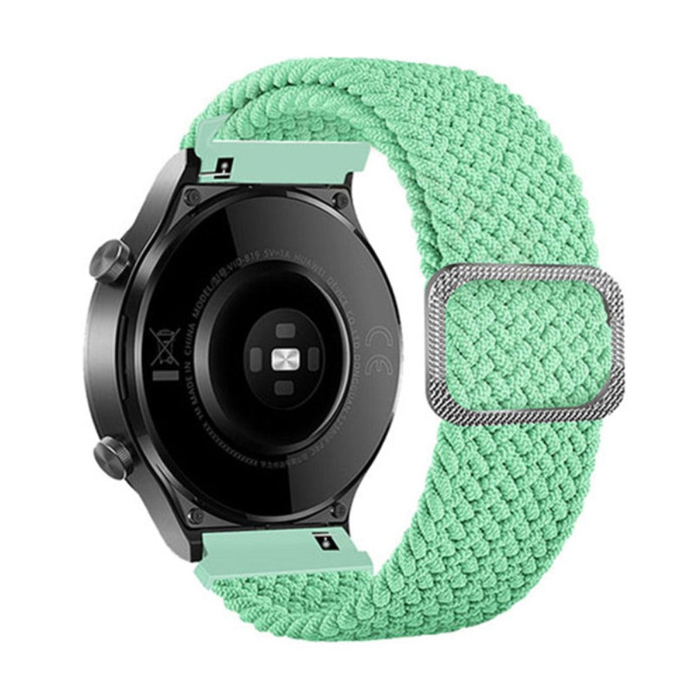 22mm Universal nylon strap with buckle - Light Green#serie_13