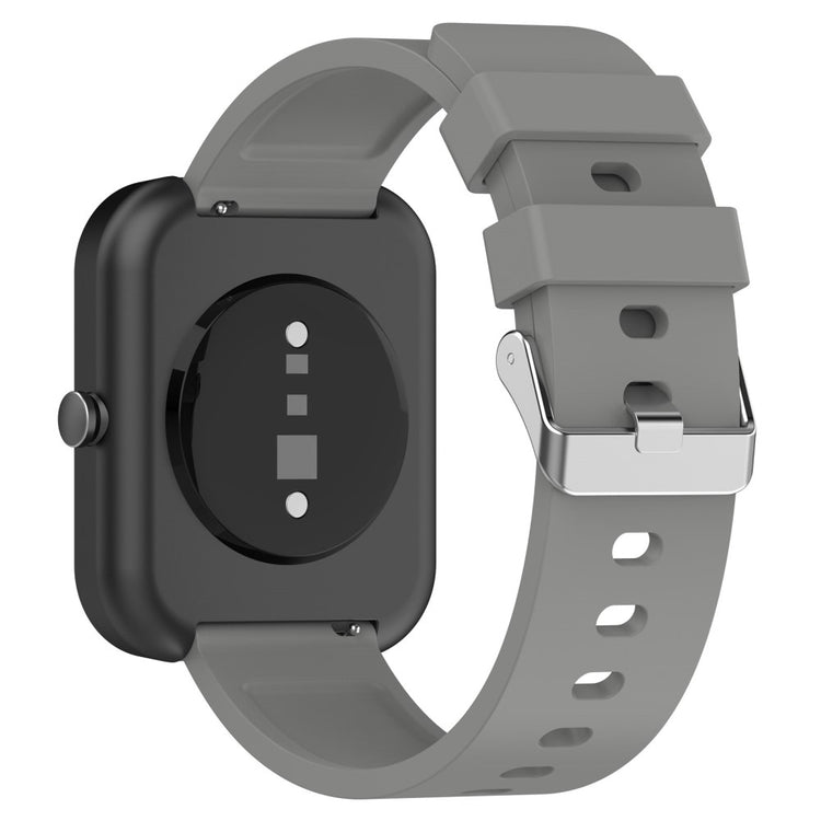 20mm Universal silicone strap with stainless steel buckle - Grey#serie_5