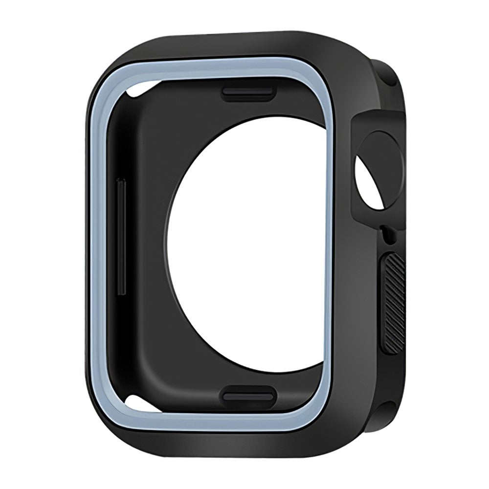 Apple Watch Series 7 45mm  Silikone Bumper  - Sølv#serie_3