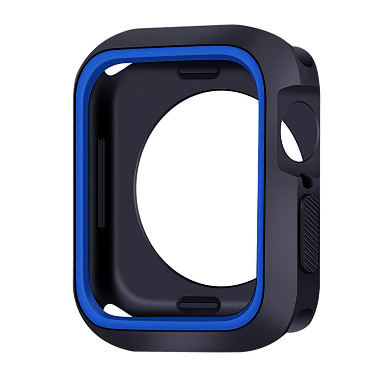 Apple Watch Series 7 45mm  Silikone Bumper  - Blå#serie_9