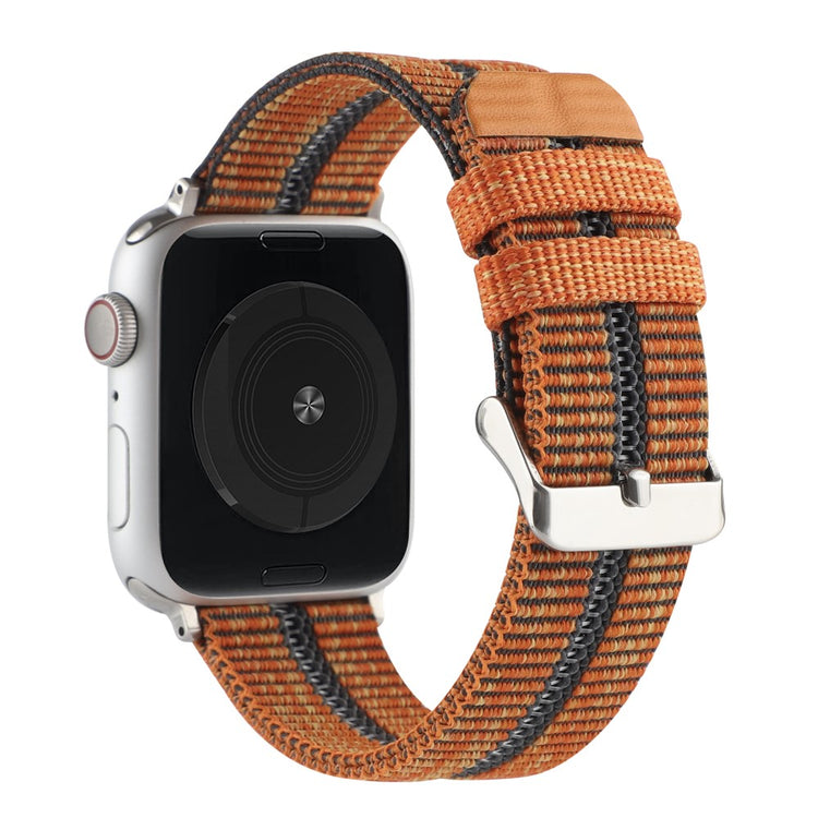 Fremragende Apple Watch Series 7 45mm Nylon Rem - Orange#serie_5