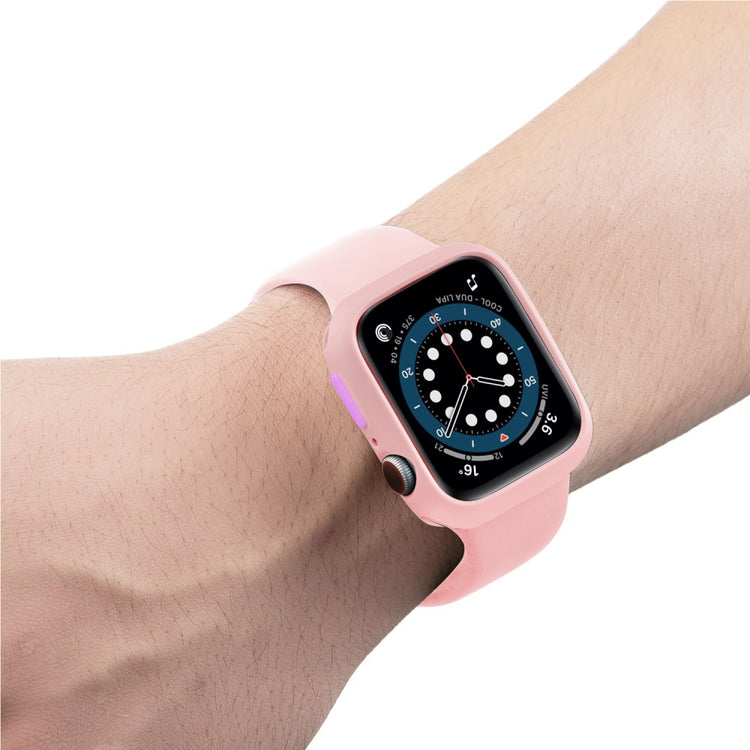 Apple Watch Series 7 45mm  Silikone Bumper  - Pink#serie_11