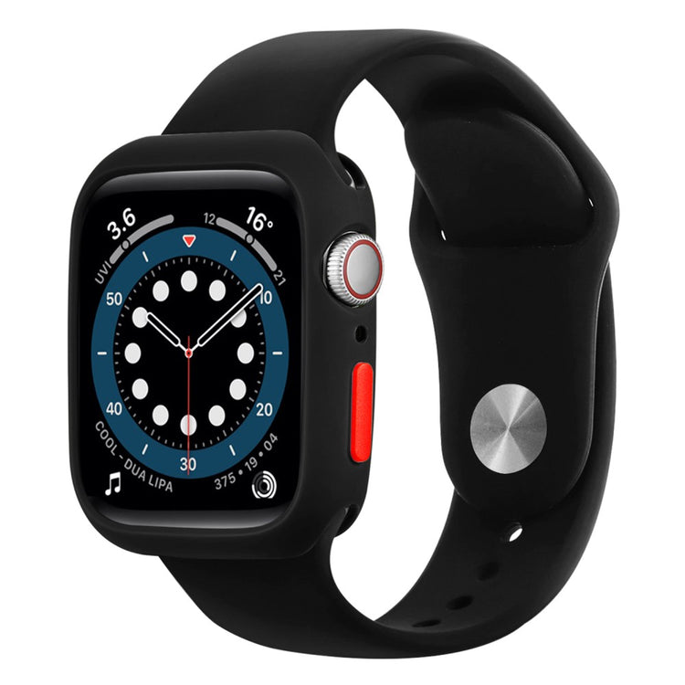 Apple Watch Series 7 45mm  Silikone Bumper  - Sort#serie_2