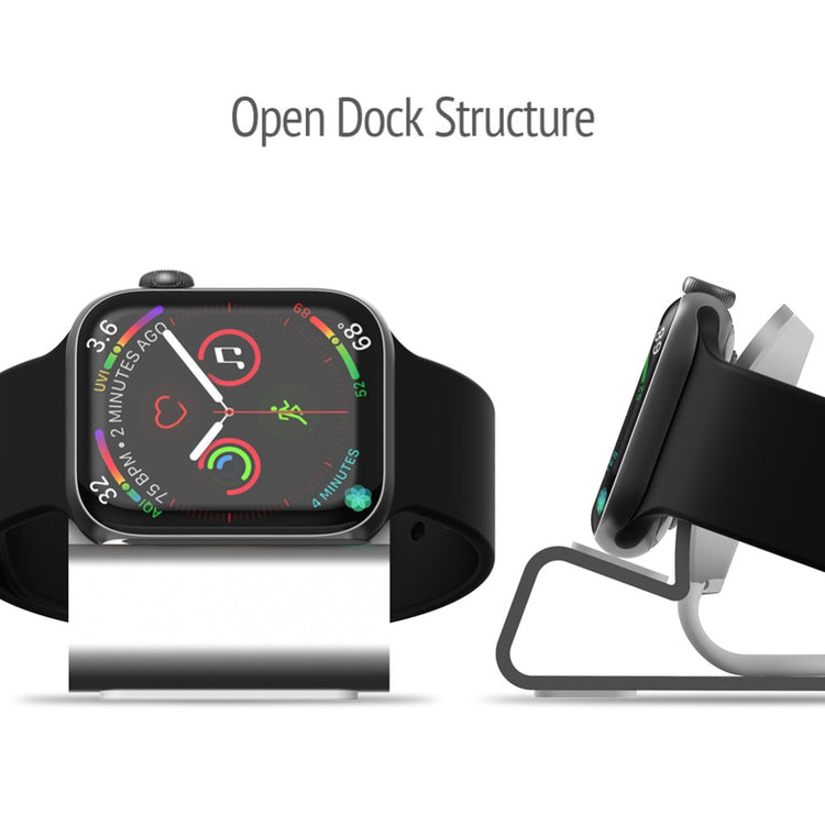 Apple Watch Series 7 45mm Metal Holder - Sølv#serie_2