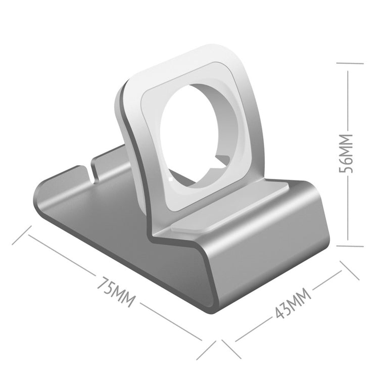 Apple Watch Series 7 45mm Metal Holder - Sølv#serie_2