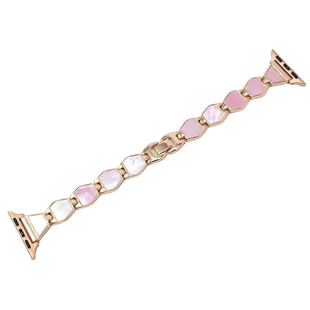 Rigtigt pænt Universal Apple Metal og Rhinsten Rem - Pink#serie_2