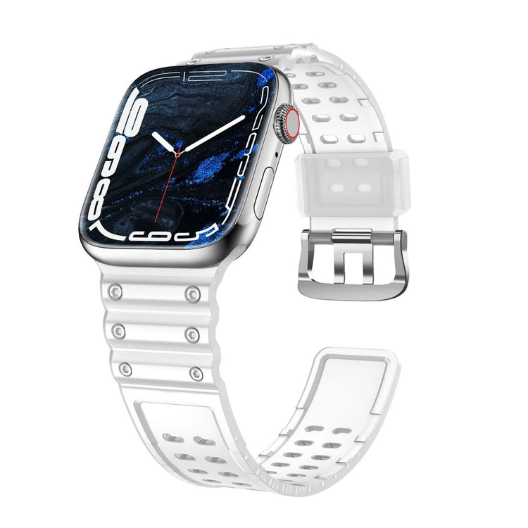 Rigtigt rart Universal Apple Silikone Rem - Gennemsigtig#serie_2
