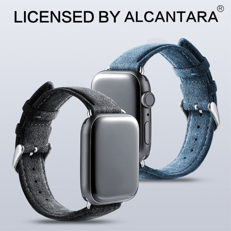 Rigtigt Cool Kunstlæder Universal Rem passer til Apple Smartwatch - Sølv#serie_1