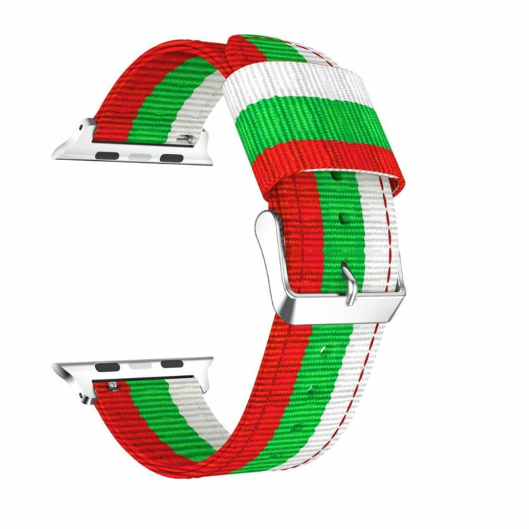 Mega holdbart Apple Watch Series 4 40mm Nylon Rem - Flerfarvet#serie_4