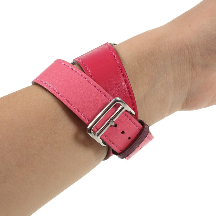 Mega skøn Apple Watch Series 4 40mm Ægte læder Rem - Pink#serie_1