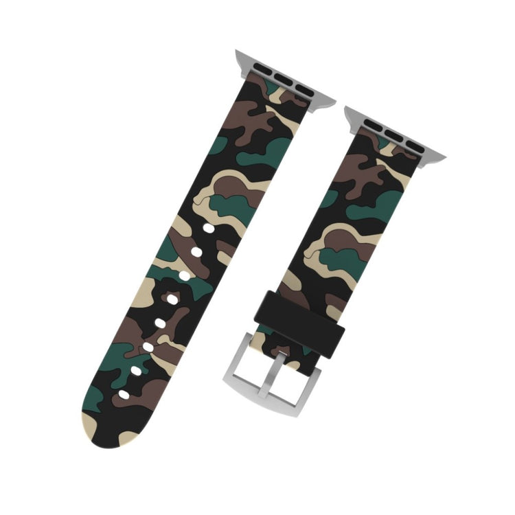 Rigtigt fint Apple Watch Series 4 40mm Silikone Rem - Beige#serie_2