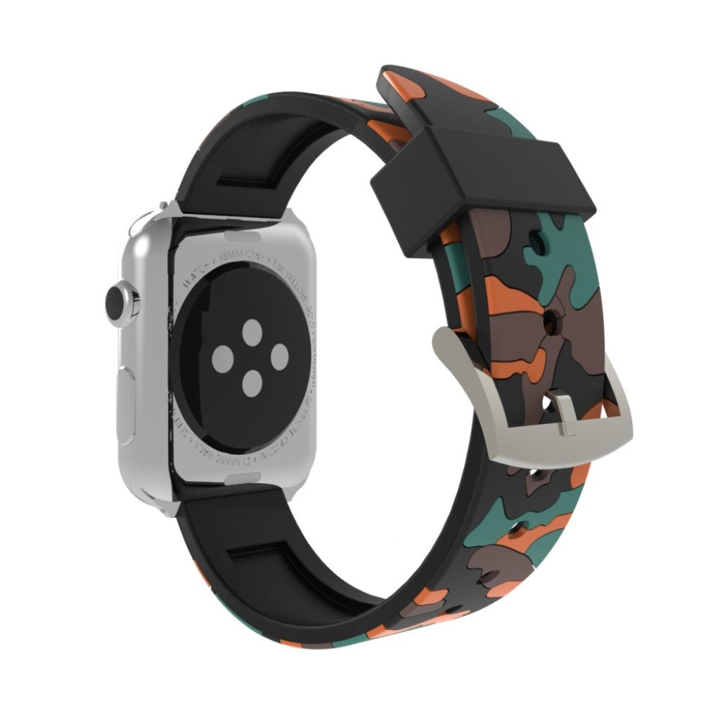 Rigtigt fint Apple Watch Series 4 40mm Silikone Rem - Orange#serie_4