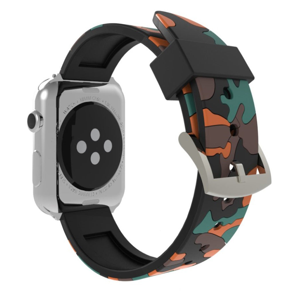 Rigtigt fint Apple Watch Series 4 40mm Silikone Rem - Orange#serie_4