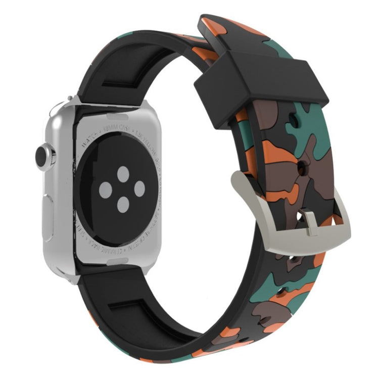 Rigtigt fint Apple Watch Series 4 40mm Silikone Rem - Orange#serie_4