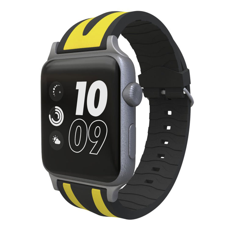 Rigtigt kønt Apple Watch Series 4 40mm Silikone Rem - Sort#serie_5