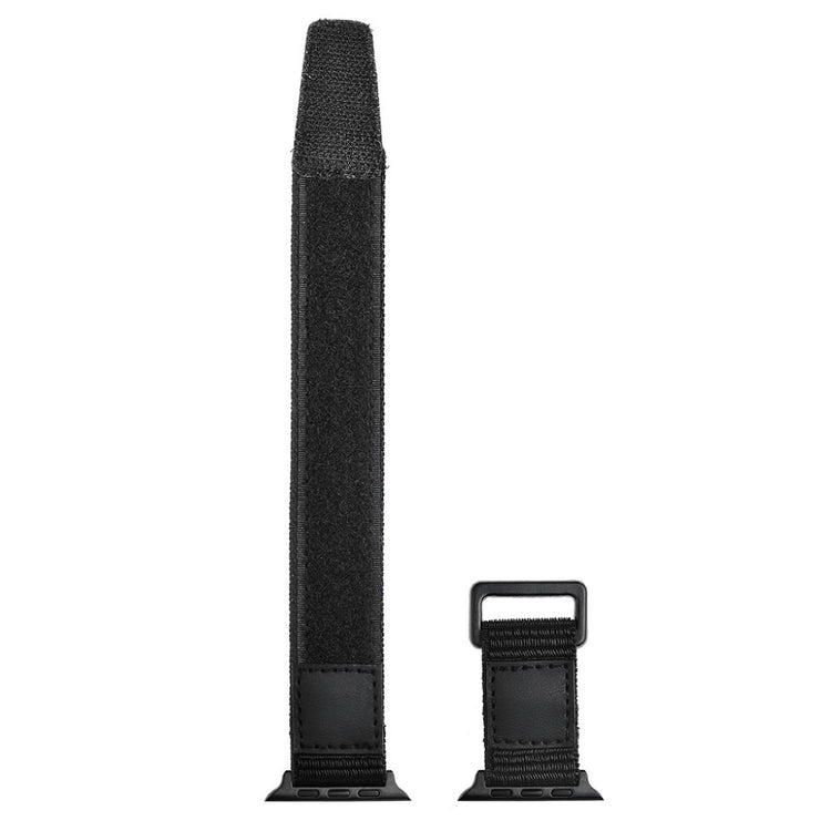 Skøn Apple Watch Series 5 40mm / Apple Watch 40mm Nylon Rem - Sort#serie_047