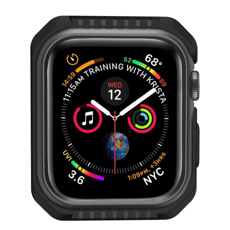 Apple Watch Series 5 40mm / Apple Watch 40mm Holdbar Metal Bumper  - Sort#serie_2