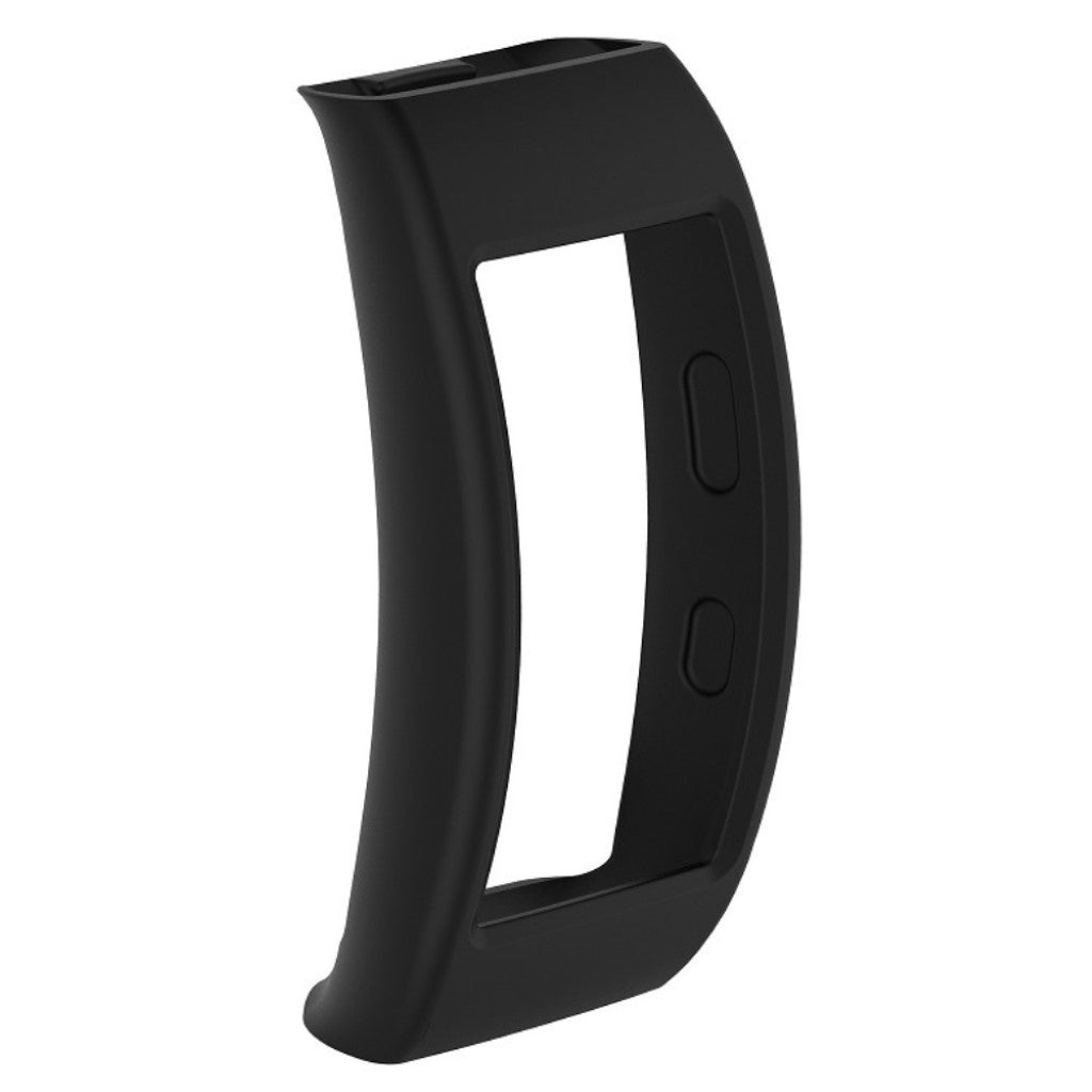Samsung Gear Fit2 Pro  Silikone Bumper  - Sort#serie_1