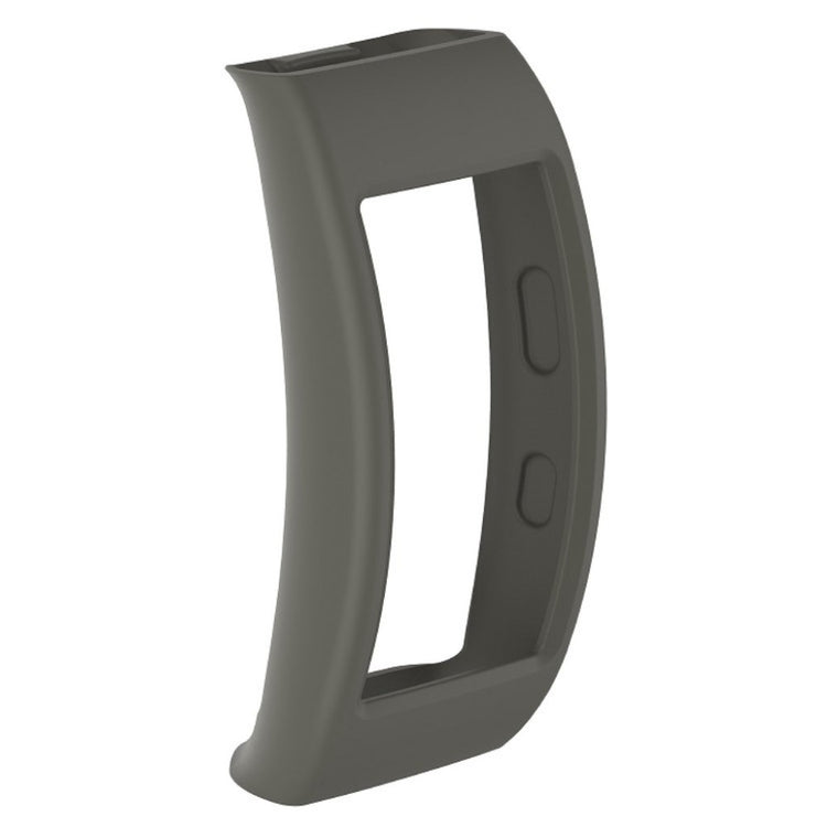 Samsung Gear Fit2 Pro  Silikone Bumper  - Sølv#serie_3