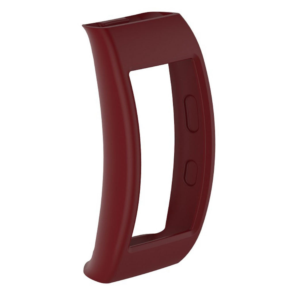 Samsung Gear Fit2 Pro  Silikone Bumper  - Rød#serie_4