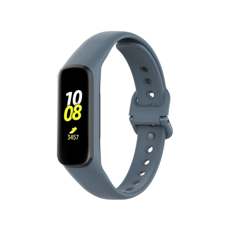 Mega fint Samsung Galaxy Fit-e Silikone Rem - Sølv#serie_3