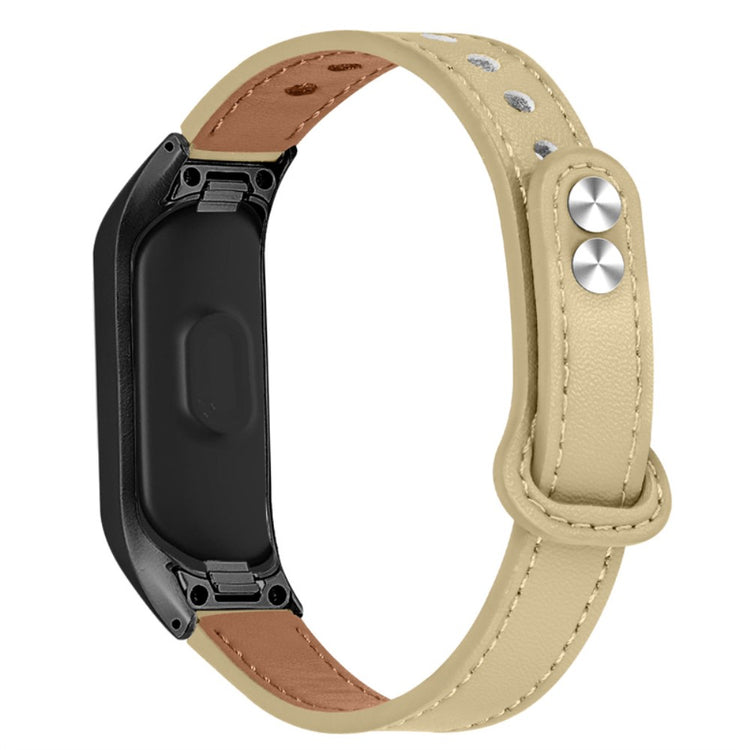 Fantastisk Samsung Galaxy Fit Ægte læder Rem - Beige#serie_4