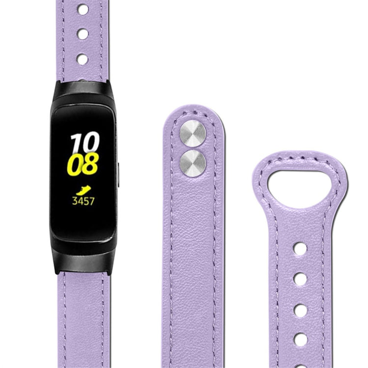 Mega skøn Samsung Galaxy Fit Ægte læder Urrem - Lilla#serie_5