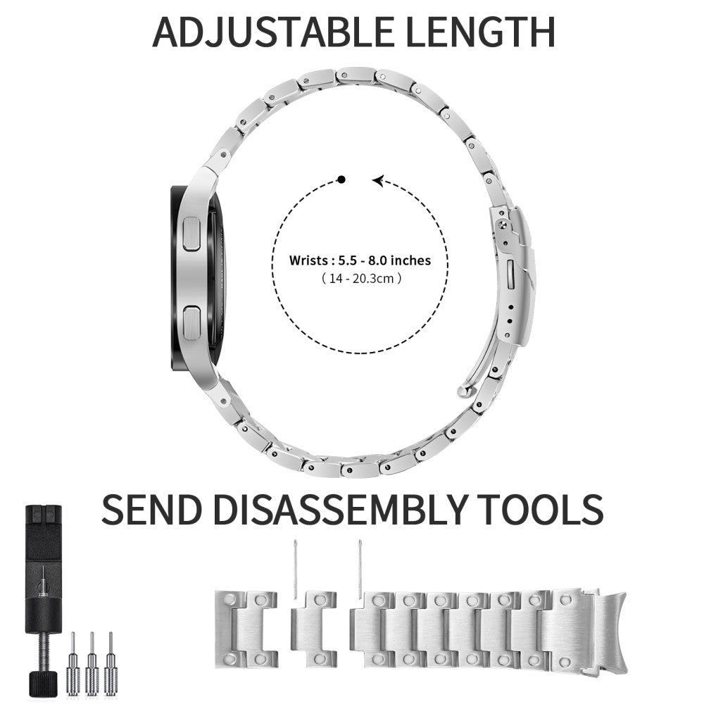 Rigtigt elegant Universal Samsung  Rem - Sølv#serie_032