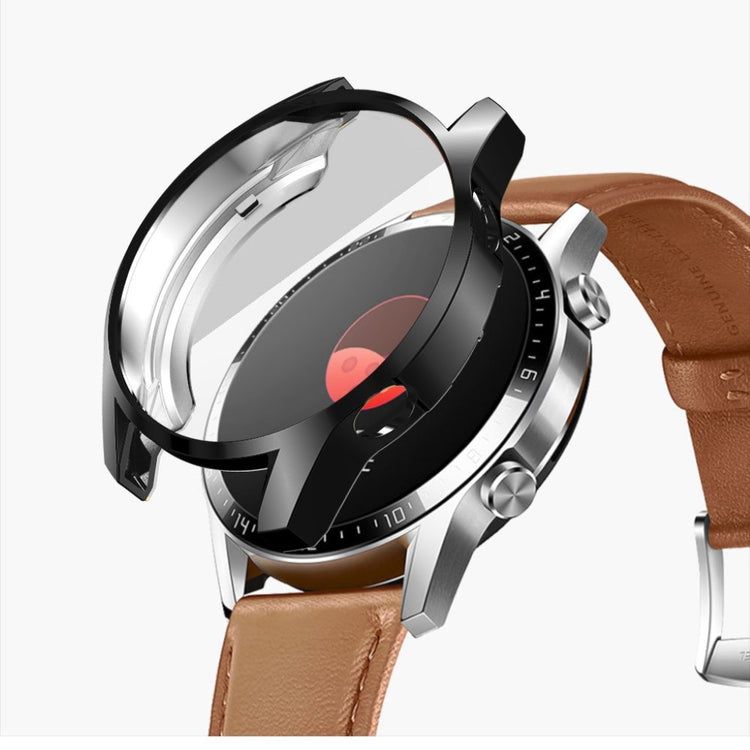 Mega Fed Huawei Watch GT 2 46mm Silikone Cover - Sort#serie_1
