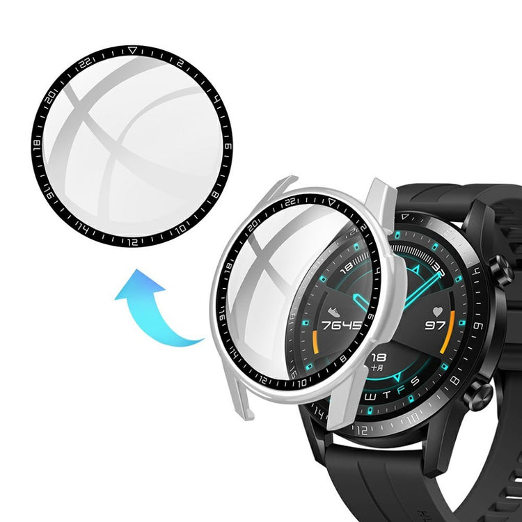 Vildt Godt Huawei Watch GT 2 46mm Silikone Cover - Sølv#serie_5