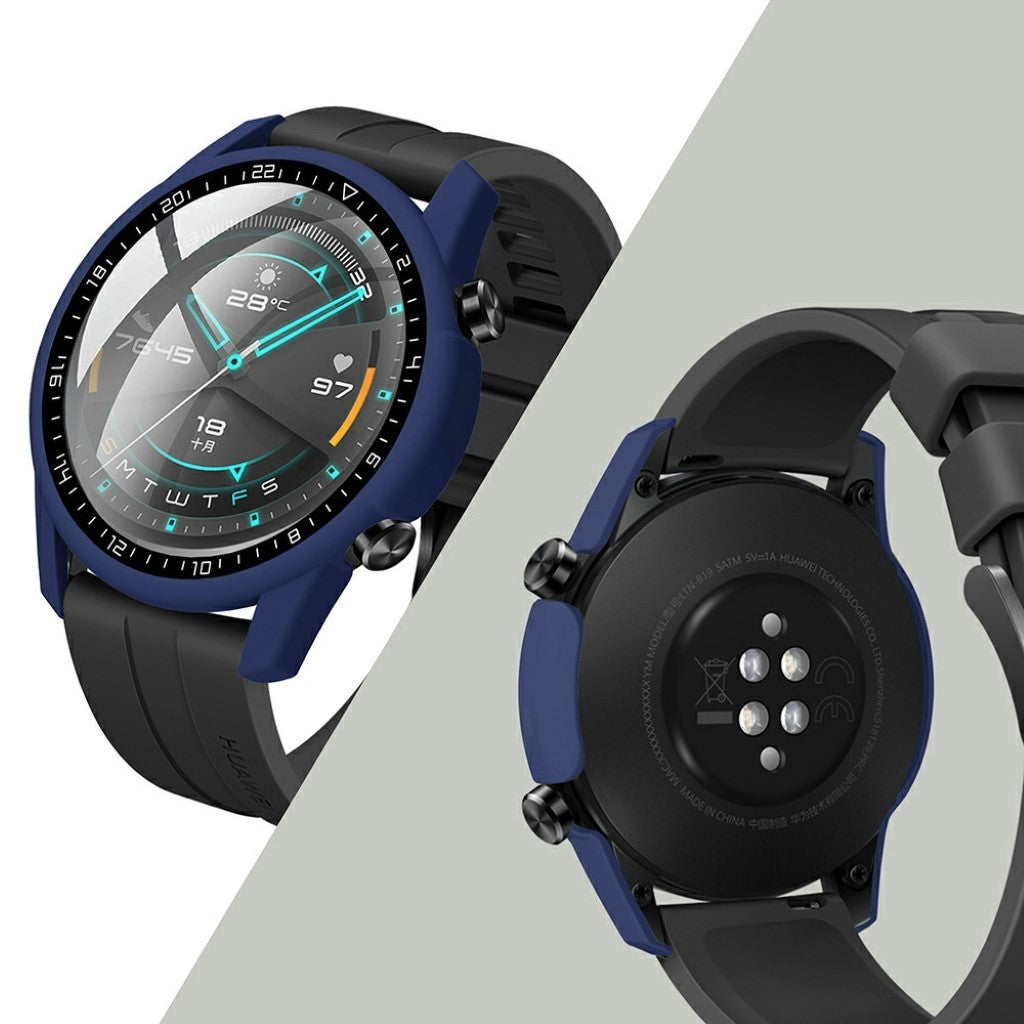 Vildt Godt Huawei Watch GT 2 46mm Silikone Cover - Blå#serie_7