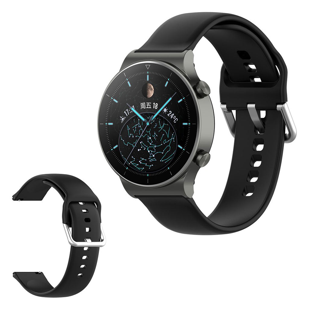 Mega holdbart Universal Silikone Rem - Størrelse: L - Sort#serie_1