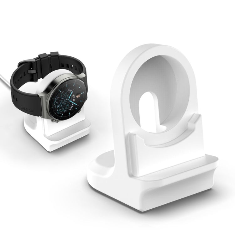 Huawei Watch 3 / Huawei Watch 3 Pro Silikone Holder - Hvid#serie_2