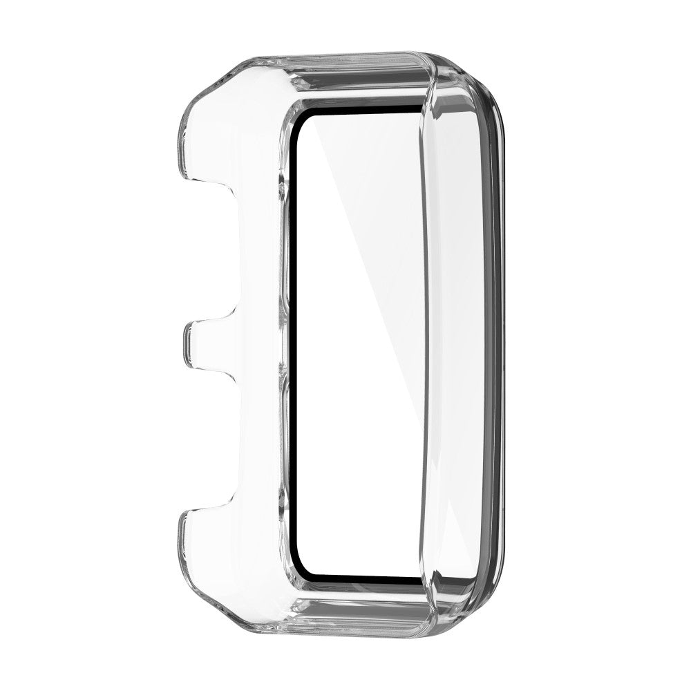 Vildt Fed Huawei Watch D Cover med Skærmbeskytter i Plastik og Hærdet Glas - Gennemsigtig#serie_3