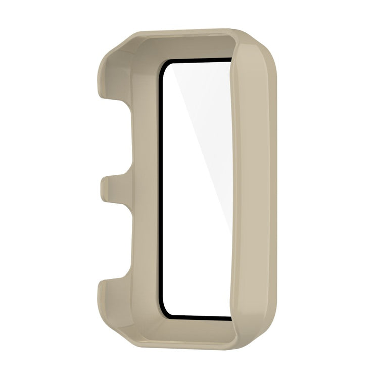 Vildt Fed Huawei Watch D Cover med Skærmbeskytter i Plastik og Hærdet Glas - Hvid#serie_4