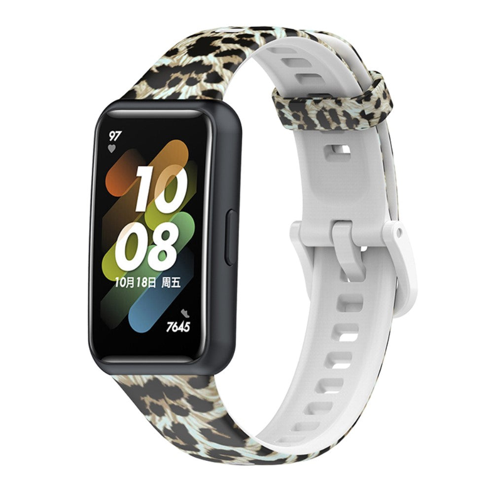 Flot Huawei Band 7 Silikone Rem - Brun#serie_1