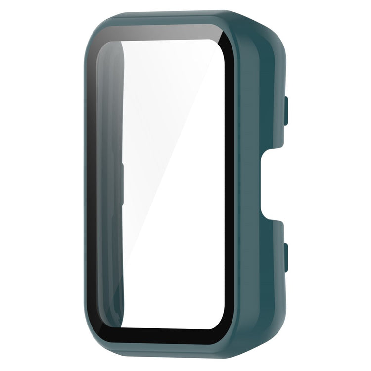 Super Fint Huawei Watch Fit 2 Cover med Skærmbeskytter i Plastik og Hærdet Glas - Grøn#serie_3