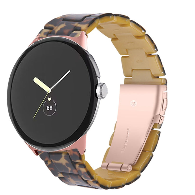 Super pænt Google Pixel Watch Plastik Rem - Brun#serie_2