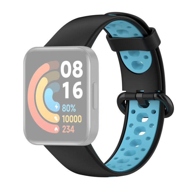 Xiaomi Redmi Watch 2 / Xiaomi Redmi Watch 2 Lite Silikone Rem - Blå#serie_4