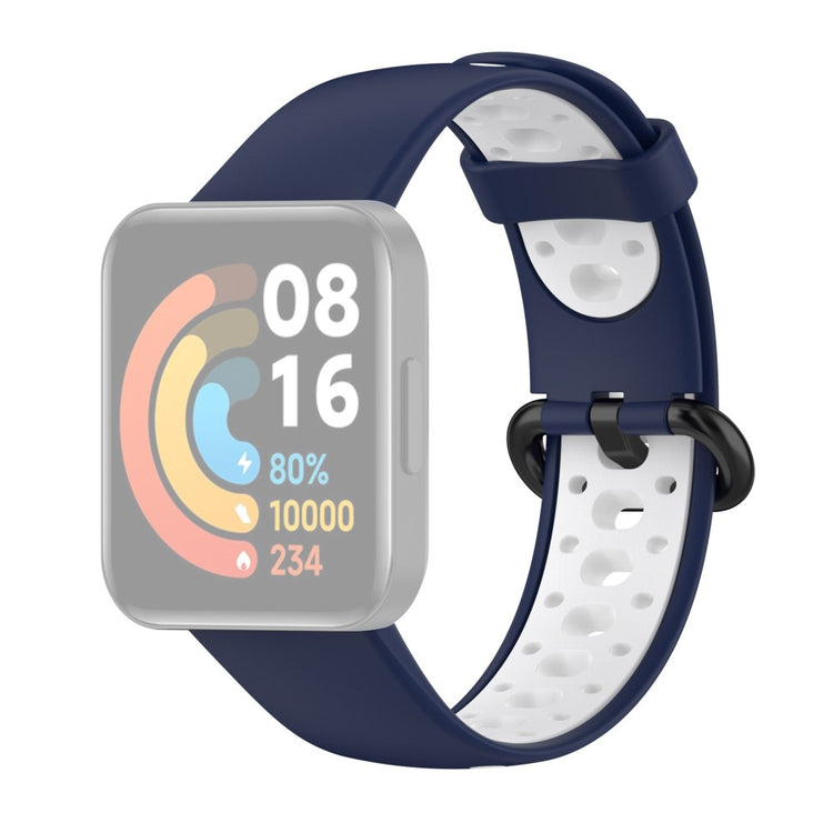 Xiaomi Redmi Watch 2 / Xiaomi Redmi Watch 2 Lite Silikone Rem - Blå#serie_8