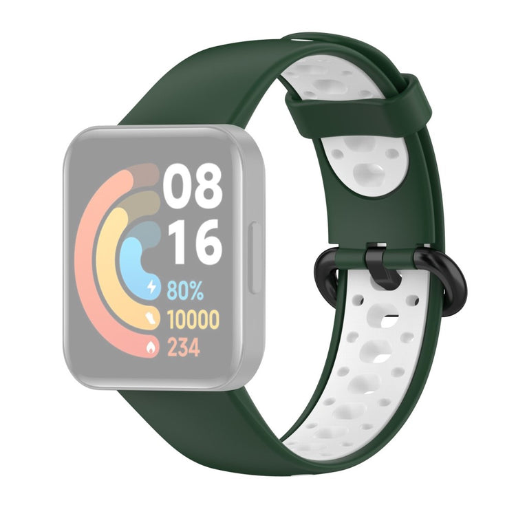 Xiaomi Redmi Watch 2 / Xiaomi Redmi Watch 2 Lite Silikone Rem - Grøn#serie_9